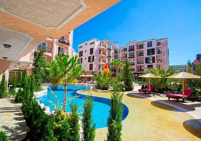 Romance Marine Aparthotel Sunny Beach Esterno foto